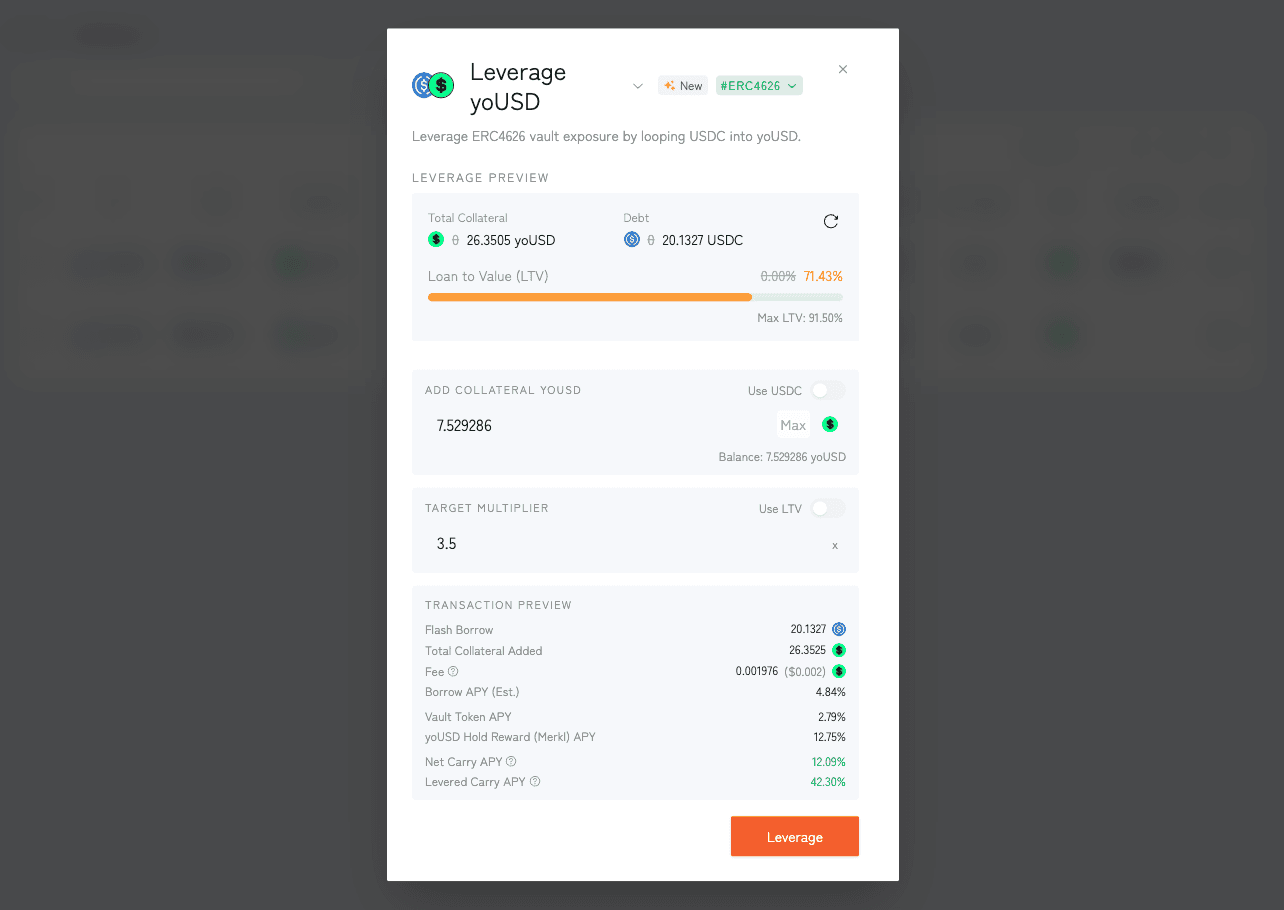 ERC4626 route details